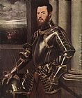 Jacopo Robusti Tintoretto Canvas Paintings - Man in Armour